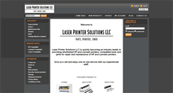 Desktop Screenshot of laserprintersolutions.net